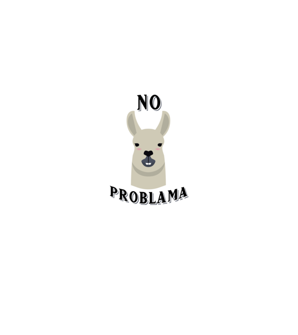 No problama model gri pe tricou