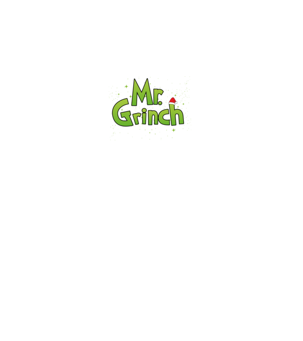 Grinch Family Mr Grinch model negru pe tricou