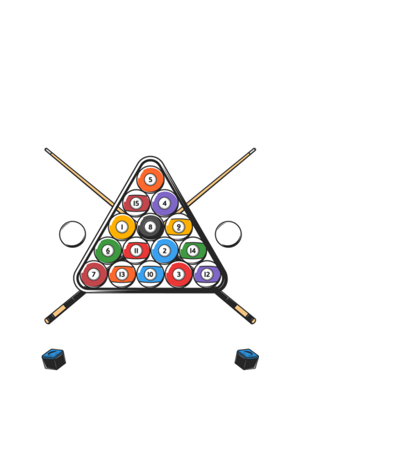 IT WORKED IN MY HEAD Biliard model alb pe tricou