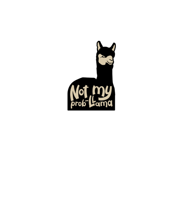 Not my problama model gri pe tricou