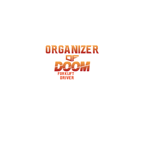 organizer of DOOM model negru pe tricou
