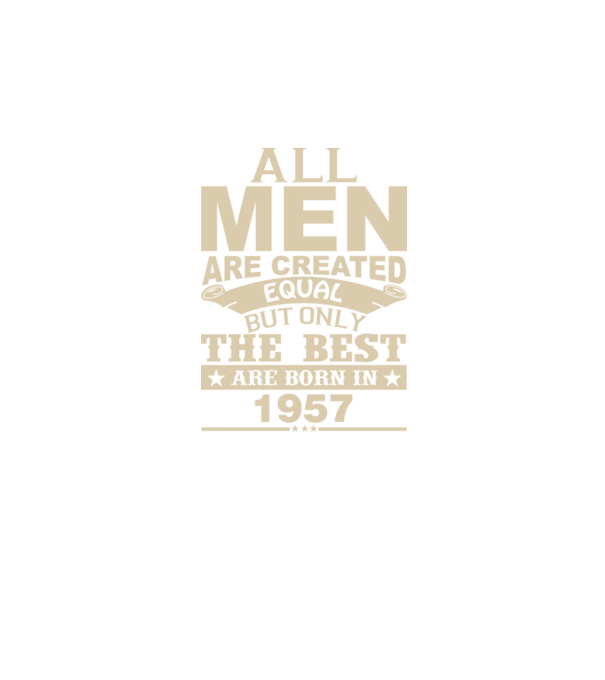 All men are created - 1957 model gri închis pe tricou