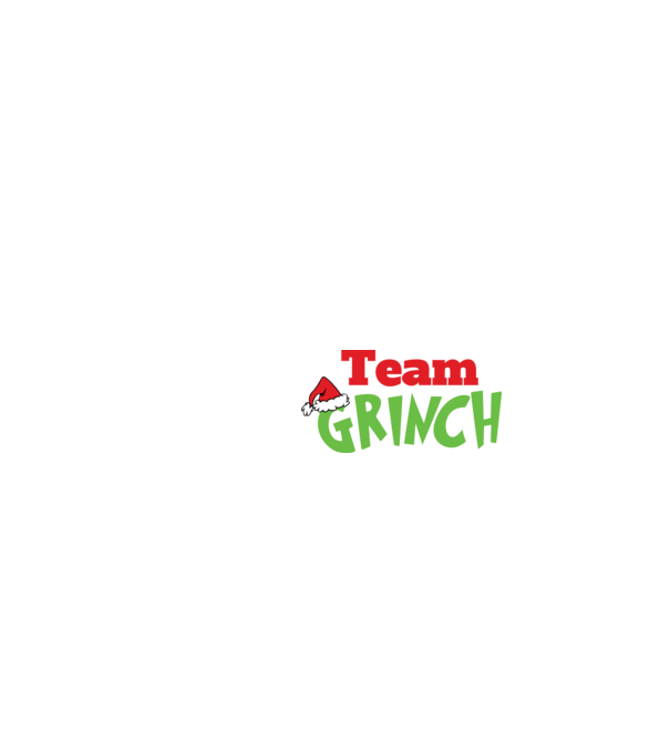 Team Grinch model negru pe tricou