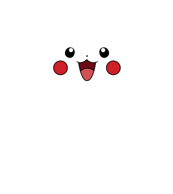 Pikachu model gri pe tricou