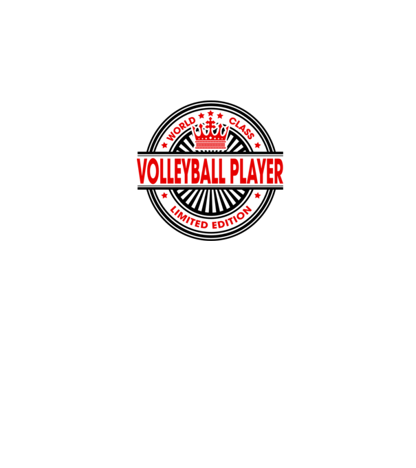 World class VOLEIBALIST model alb pe tricou