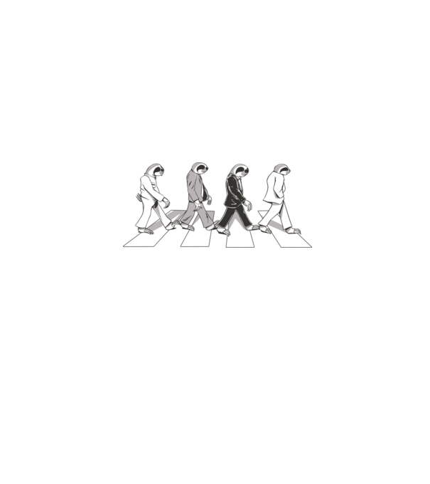 Beatles model negru pe tricou