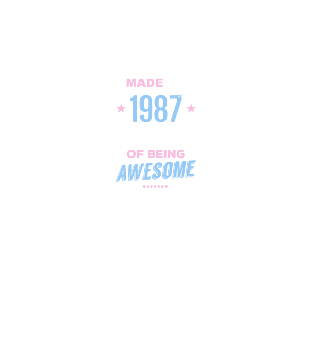 Made in - 1987 model verde pe tricou