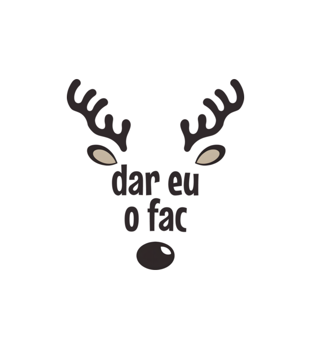 Dar eu o fac crăciun chiar căprioară Alb model nisipiu pe tricou
