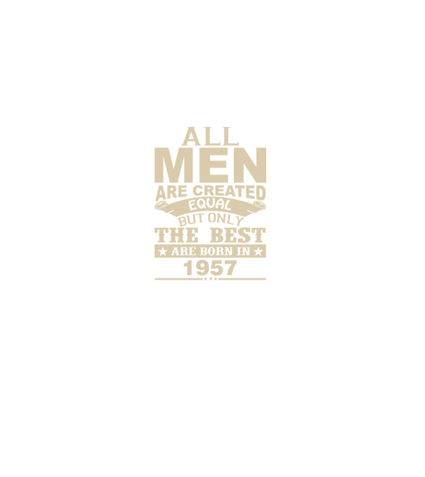 All men are created - 1957 model verde pe tricou