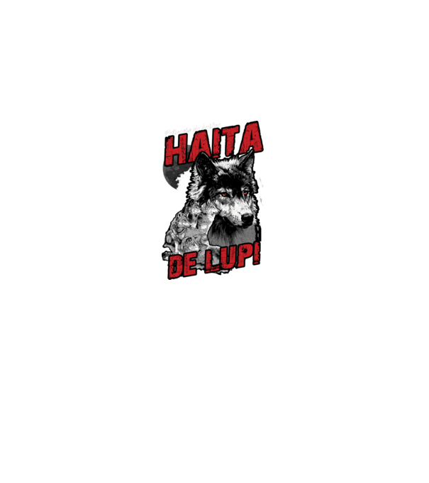Petrecere de burlac - haită de lupi model negru pe tricou