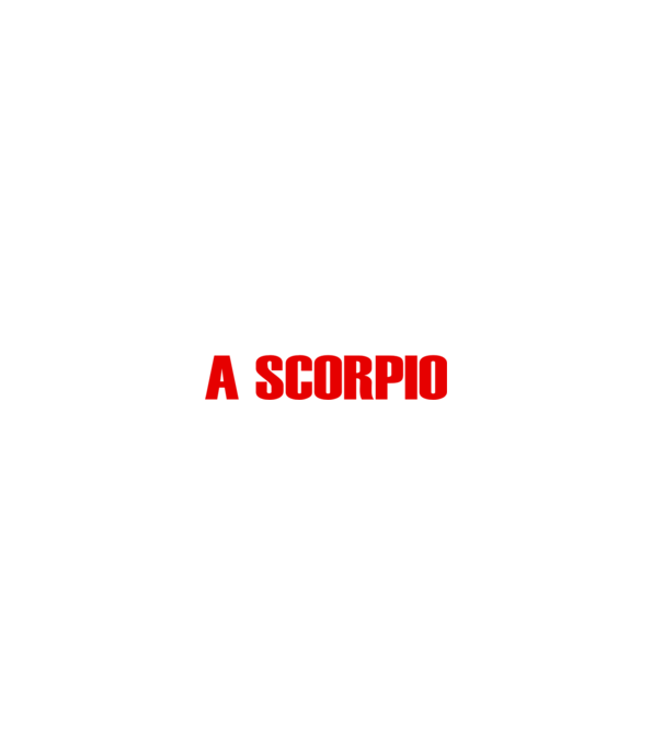 Piss of a SCORPIO model negru pe tricou