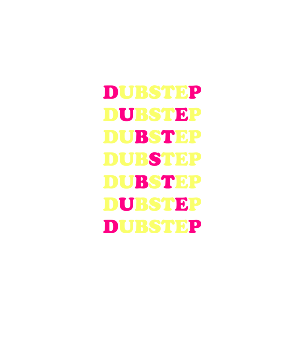 Dubstep model negru pe tricou
