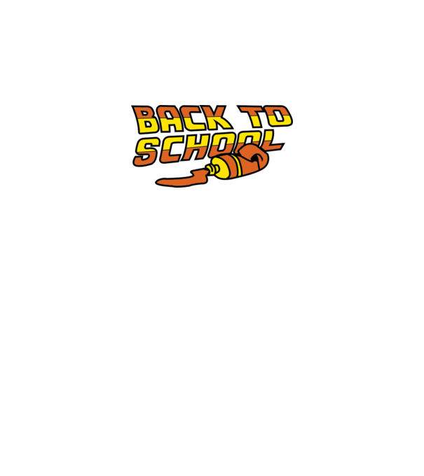 Back to school model verde neon pe tricou
