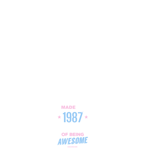 Made in - 1987 model negru pe tricou