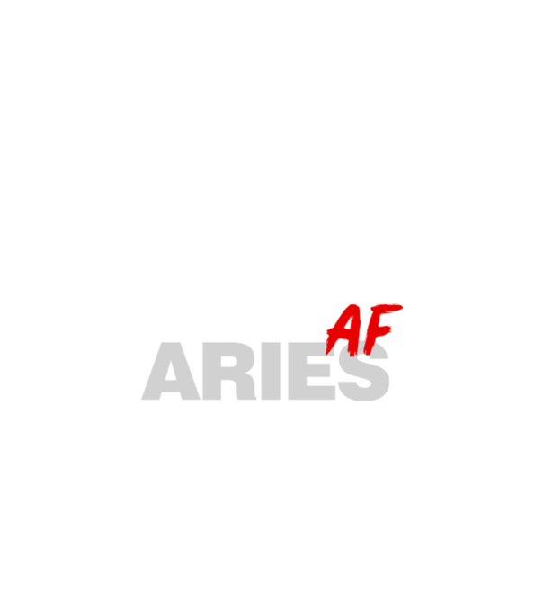 ARIES as fuck model negru pe tricou