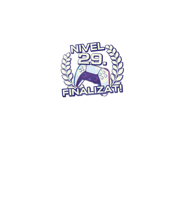 Nivel 29 finalizat! model negru pe tricou