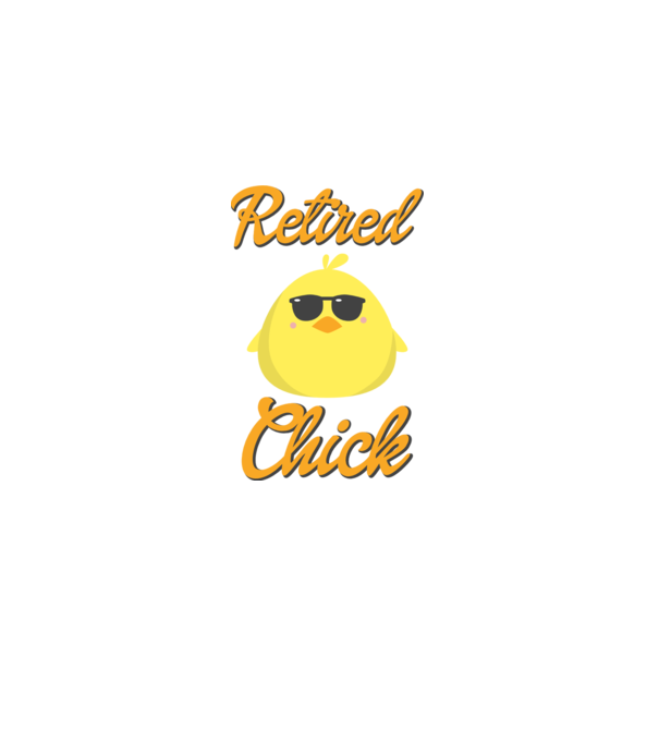 Retired chick model roz deschis pe tricou