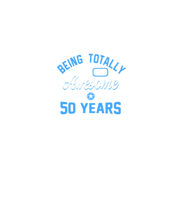 Being totally awesome 50 model albastru jeanși pe tricou