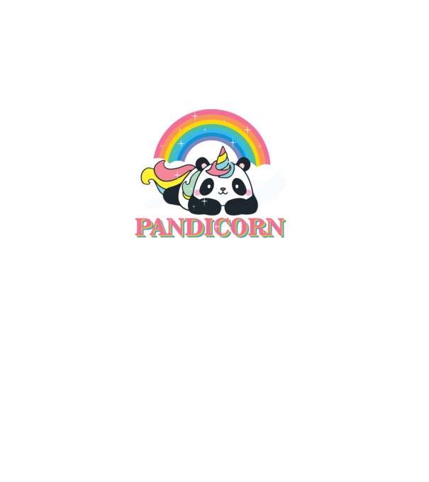 PANDICORN model roz deschis pe tricou