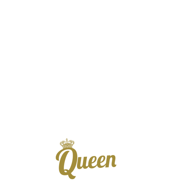 Nurse a title just above Queen model albastru închis pe tricou