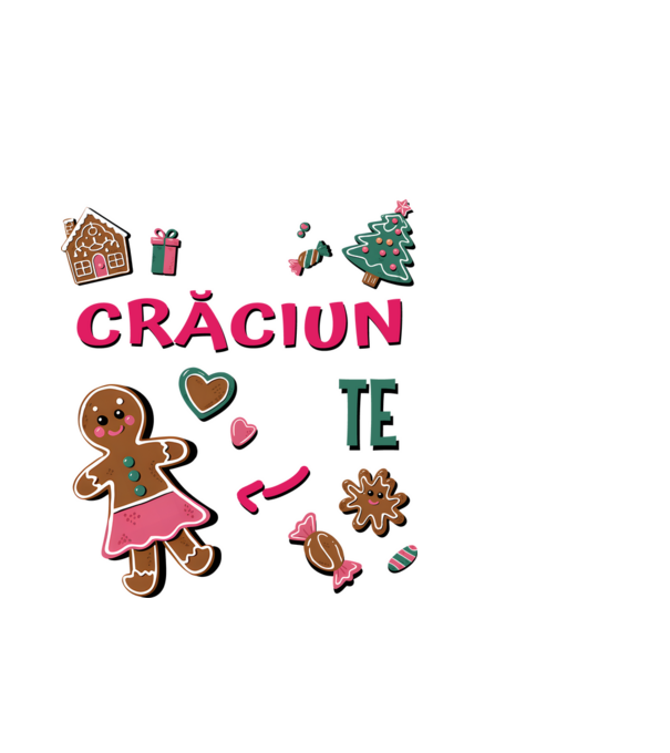 Tot ce-mi doresc de Crăciun să TE Femei Negru model alb pe tricou