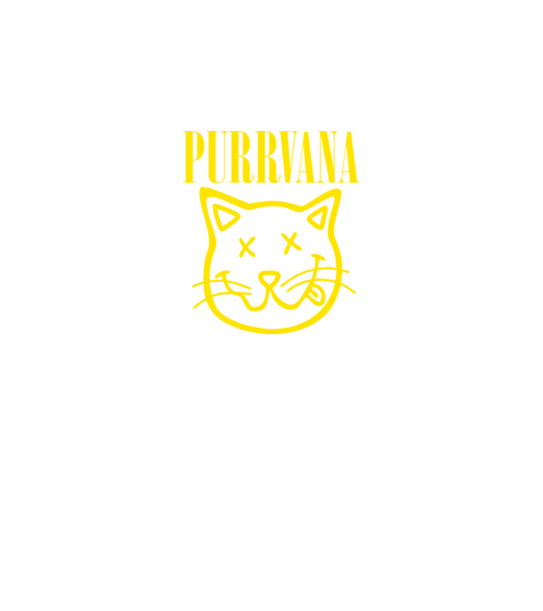 PURRVANA model negru pe tricou
