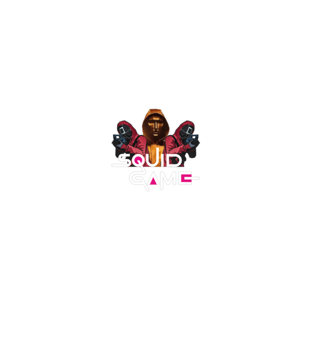 squid game poster model negru pe tricou