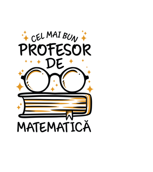 Cel mai profesor matematică model negru pe tricou