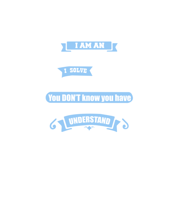 I am an accountant I solve problems model negru pe tricou