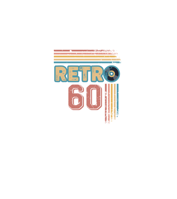 Retro 60 Birthday model alb pe tricou