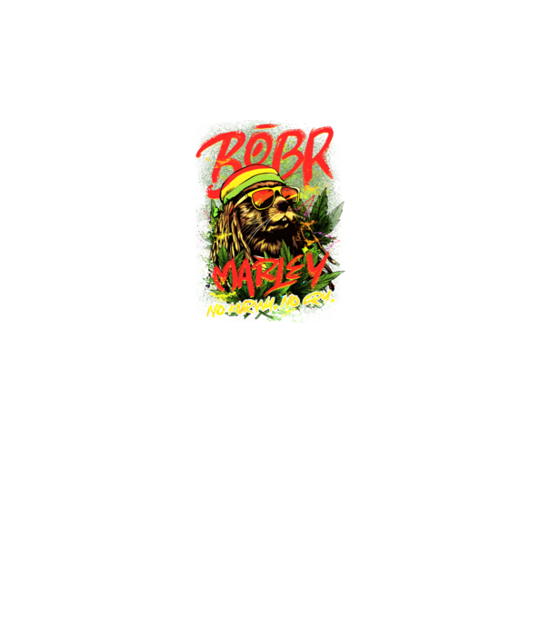 BÓBR MARLEY model turcoaz pe tricou