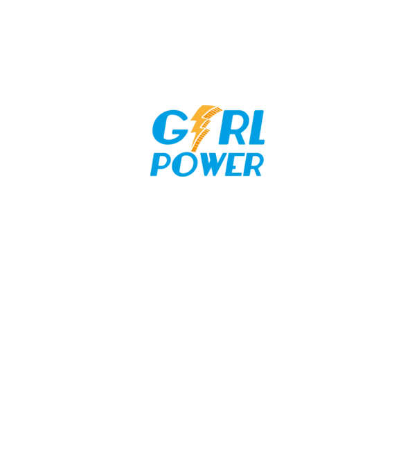 GirlPower model negru pe tricou
