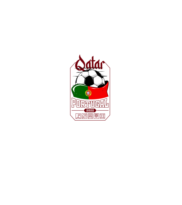 Qatar teams Portugal model negru pe tricou
