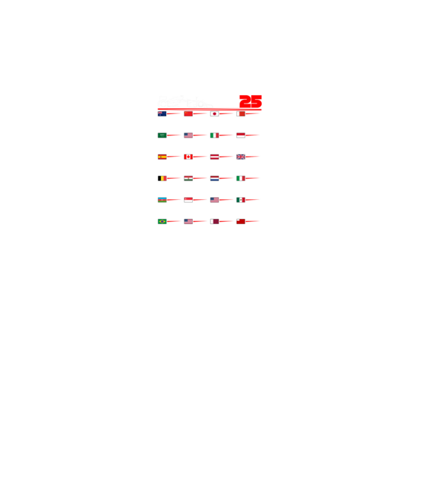 F1 calendar 2025 negru model negru pe tricou