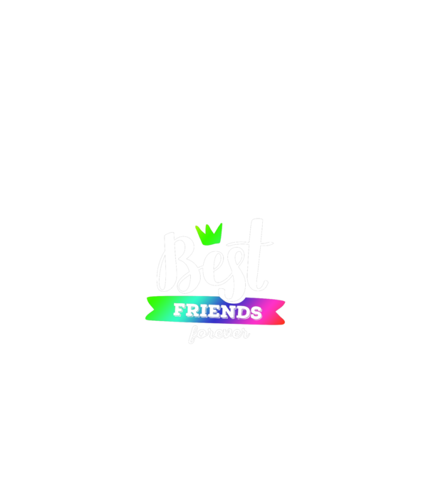 Best friends forever model albastru regal pe tricou