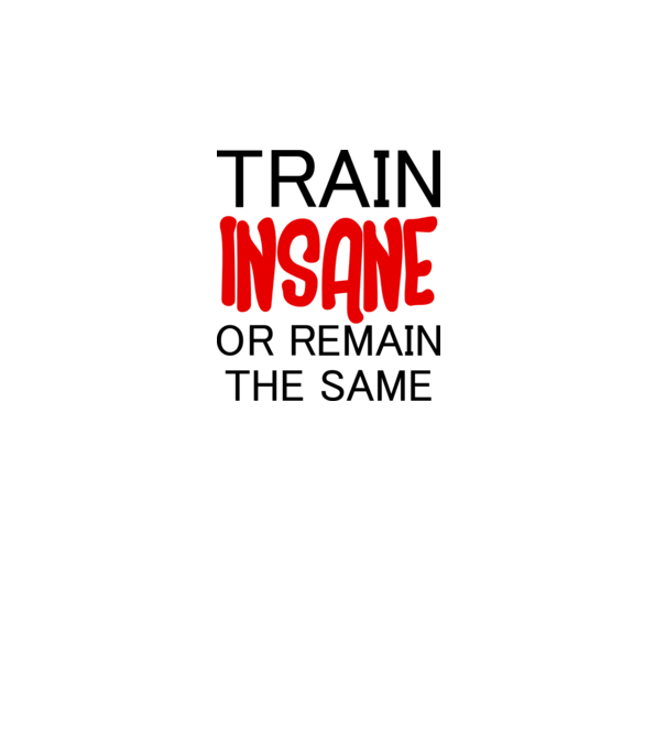 train insane model gri pe tricou