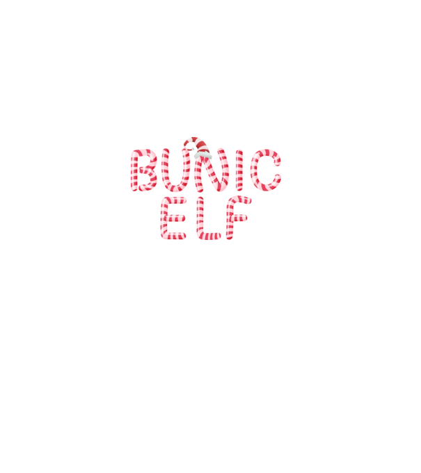 bunic elf model negru pe tricou