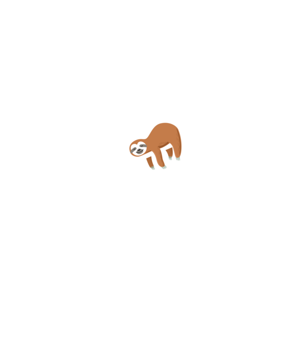 Just do it later sloth model negru pe tricou