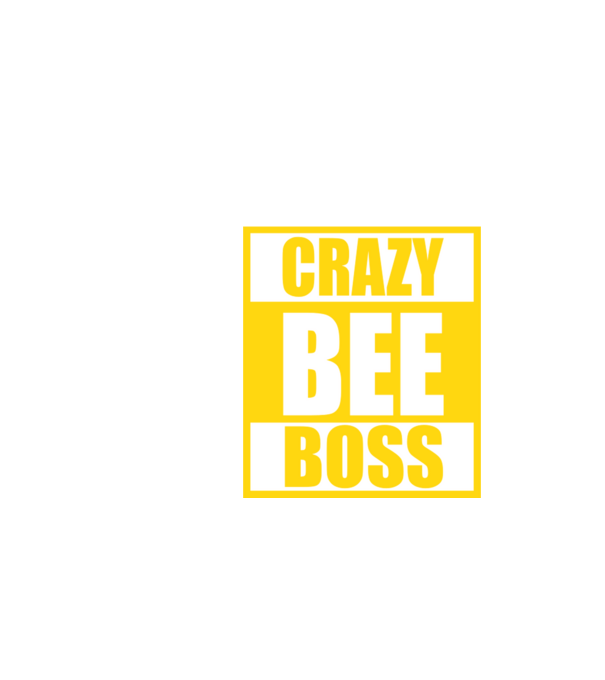 Crazy bee boss model negru pe tricou