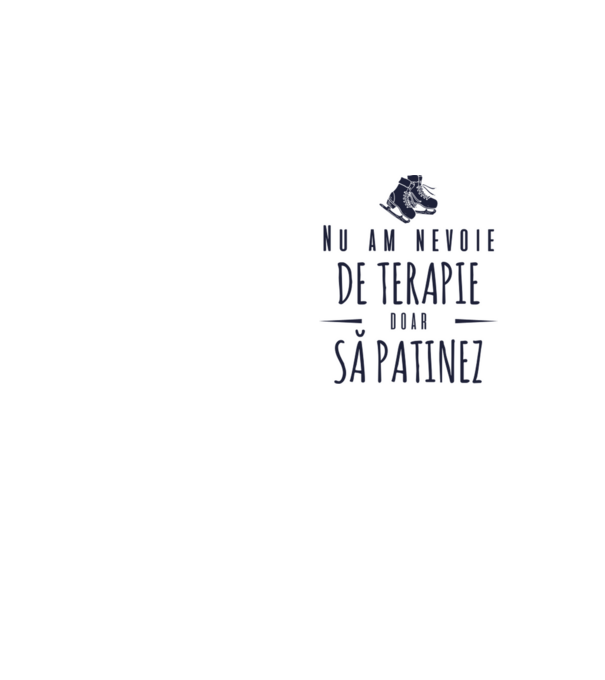 nu am nevoie de terapie doar să patinez model galben neon pe tricou