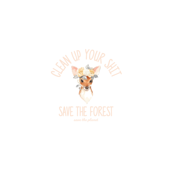 Clean up your shit model negru pe tricou
