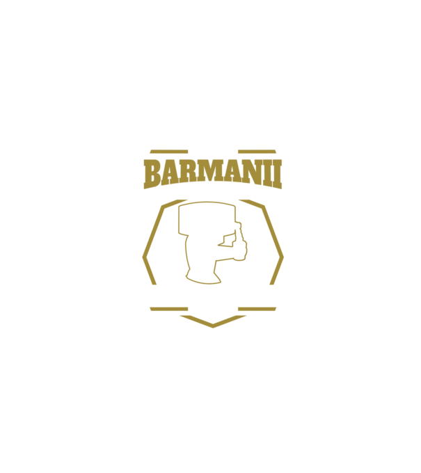 Toți barmanii creați egali August model negru pe tricou