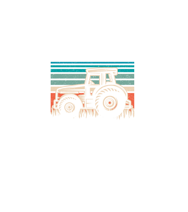 TRACTOR model turcoaz pe tricou