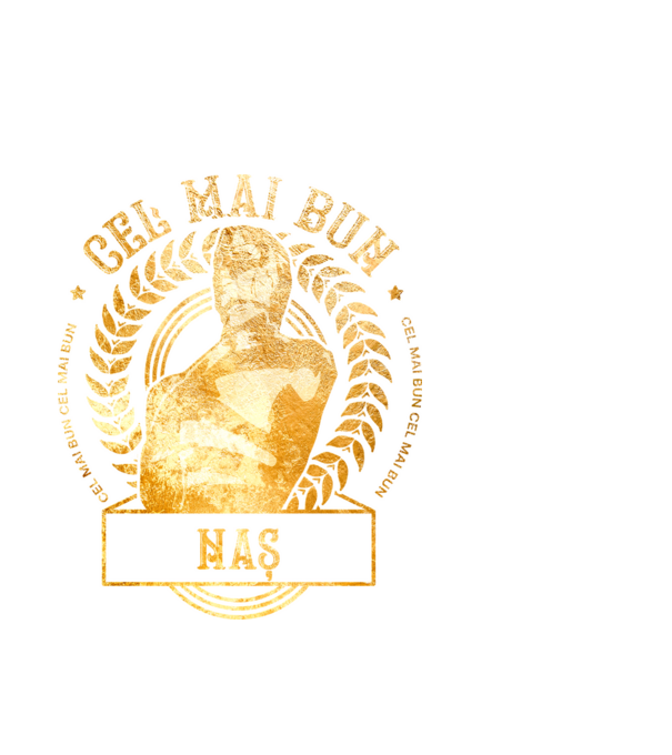 Cel mai bun naș model alb pe tricou