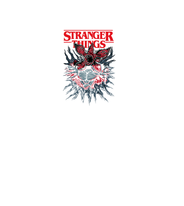 DEMOGORGON model negru pe tricou