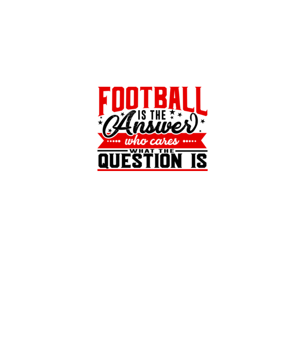 Sport is the answer FOTBALIST model alb pe tricou