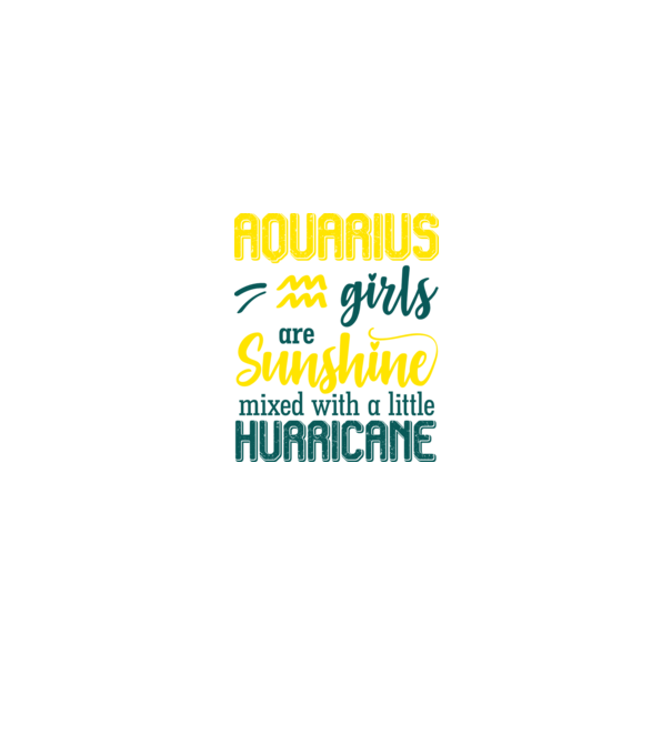 Sunshine with Hurricane AQUARIUS model negru pe tricou
