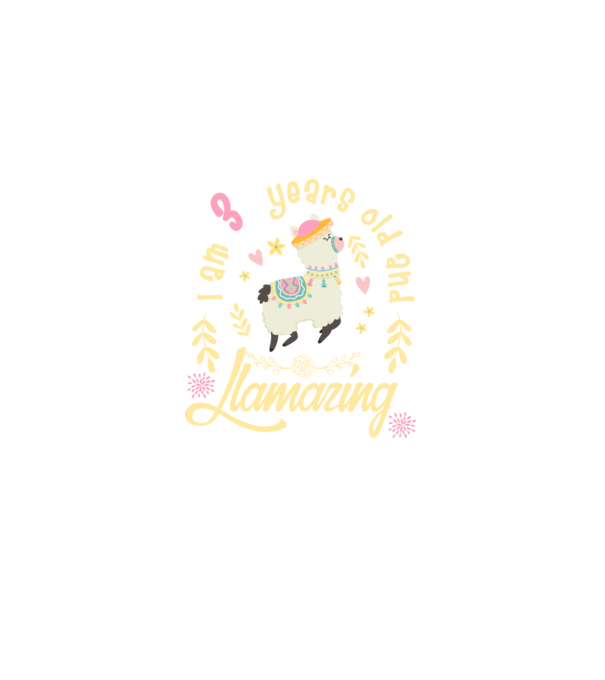 Birthday Llamazing 3 years old model negru pe tricou