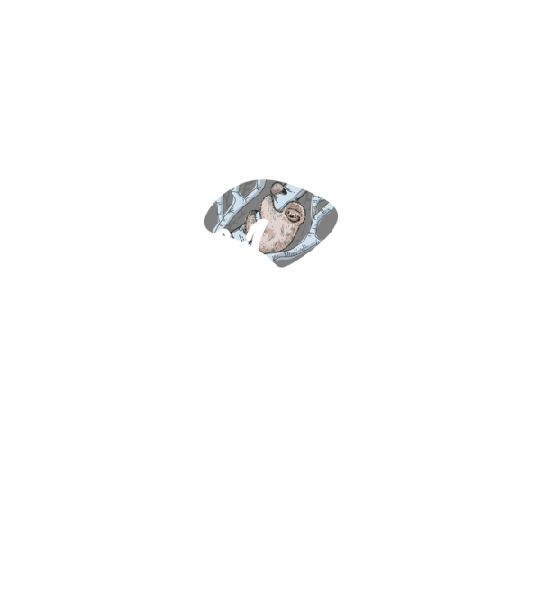 what does the sloth say model gri pe tricou