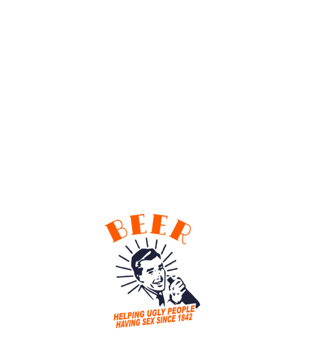 beeer model alb pe tricou